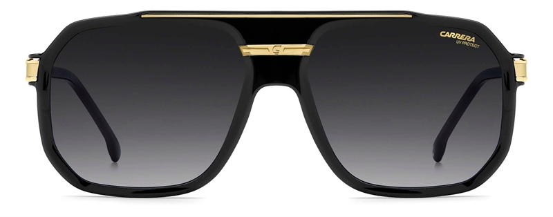 CARRERA 1077/S Solbrille (Form: Firkantet - Farve: Sort)