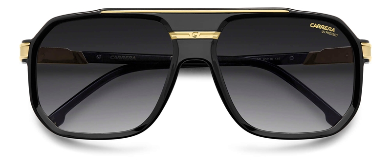 CARRERA 1077/S Solbrille (Form: Firkantet - Farve: Sort)