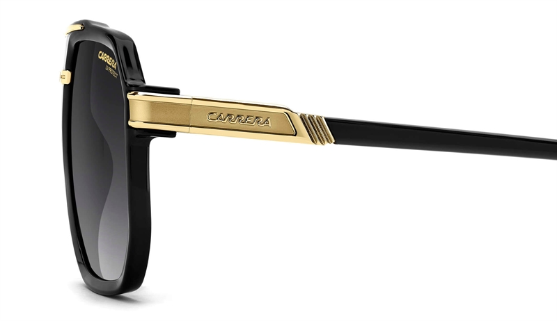 CARRERA 1077/S Solbrille (Form: Firkantet - Farve: Sort)