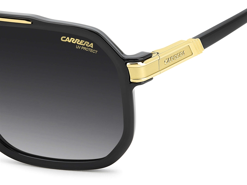 CARRERA 1077/S Solbrille (Form: Firkantet - Farve: Sort)