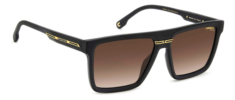 CARRERA VICTORY C 03/S Solbrille (Form: Firkantet - Farve: Sort)