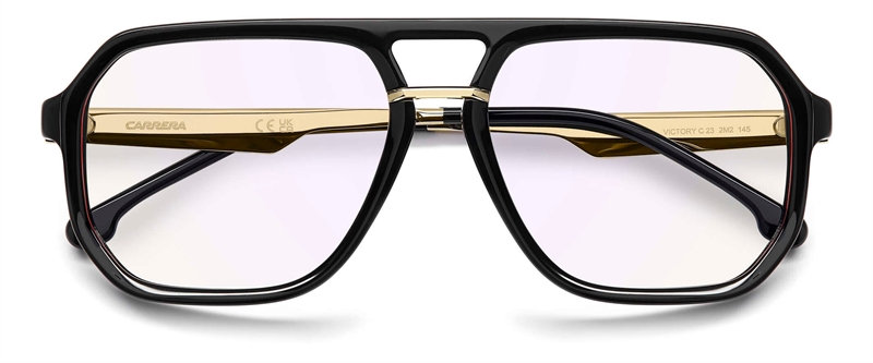 CARRERA VICTORY C 23 Brillestel (Form: Pilot - Farve: Sort)