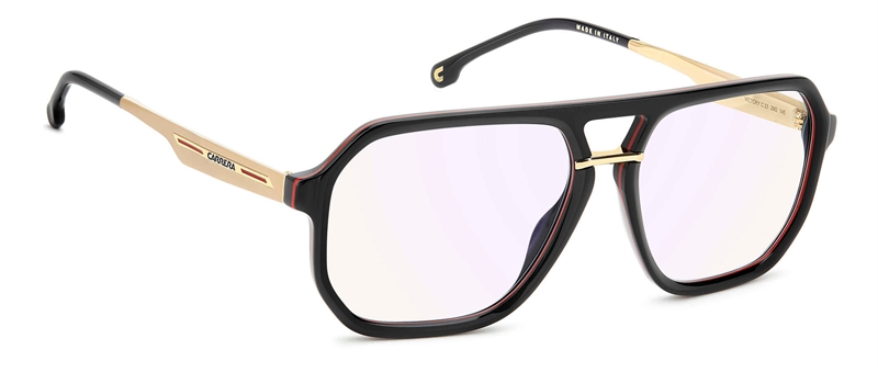CARRERA VICTORY C 23 Brillestel (Form: Pilot - Farve: Sort)