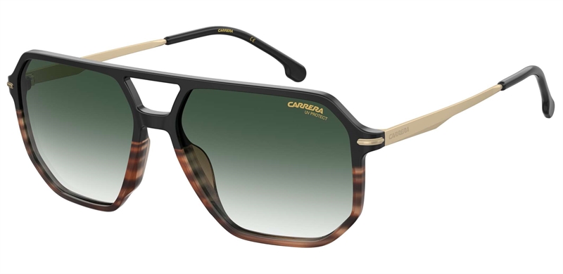 CARRERA 324/S Solbrille (Form: Firkantet - Farve: Sort)