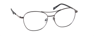 nine eyewear 2355 Brillestel (Form: Panto - Farve: Rød)