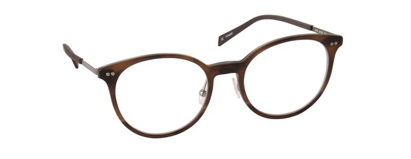 nine eyewear 2743 Brillestel (Form: Panto - Farve: Havana)