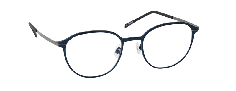 nine eyewear 2583 Brillestel (Form: Panto - Farve: Blå)