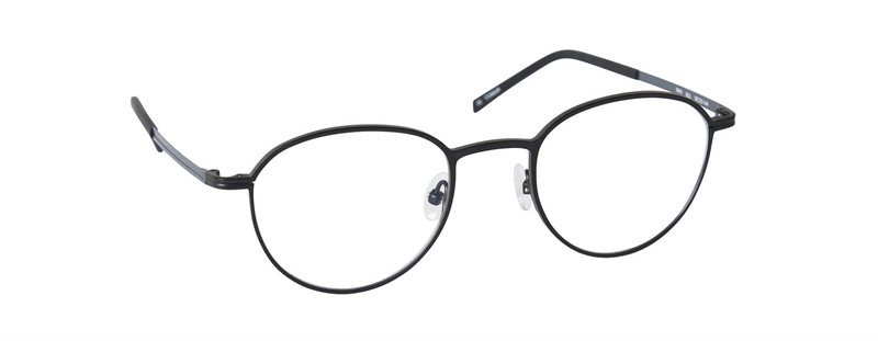 nine eyewear 2963 Brillestel (Form: Panto - Farve: Sort)