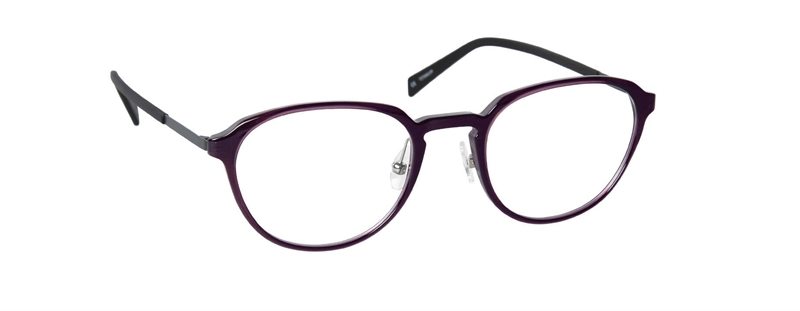 nine eyewear 2813 Brillestel (Form: Panto - Farve: Lilla)