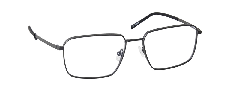 nine eyewear 2366 Brillestel (Form: Firkantet - Farve: Grå)