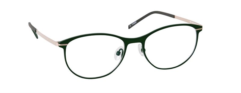 nine eyewear 2585 Brillestel (Form: Panto - Farve: Grøn)