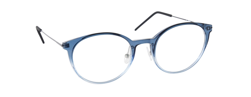 nine eyewear 2800 Brillestel (Form: Panto - Farve: Blå)