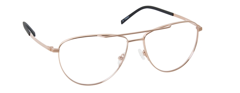 nine eyewear 2364 Brillestel (Form: Pilot - Farve: Guld)