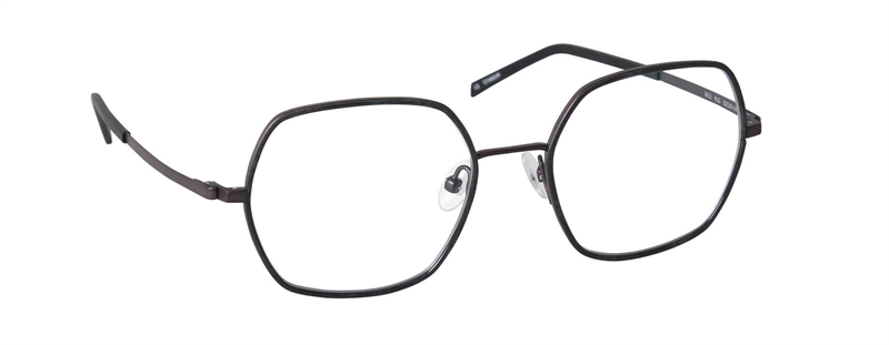 nine eyewear 2912 Brillestel (Form: Firkantet - Farve: Lilla)