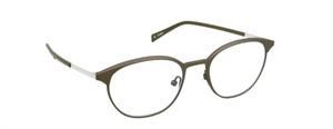 nine eyewear 2562 Brillestel (Form: Panto - Farve: Brun)