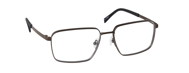 nine eyewear 2367 Brillestel (Form: Firkantet - Farve: Brun)