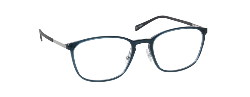 nine eyewear 2819 Brillestel (Form: Firkantet - Farve: Blå)