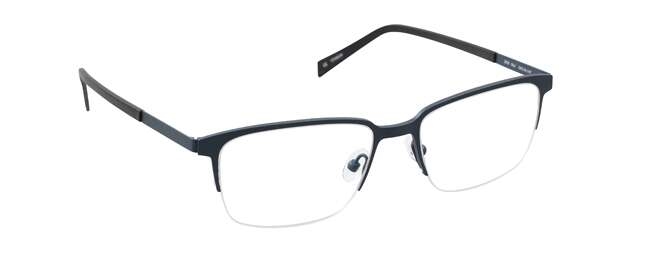 nine eyewear 2559 Brillestel (Form: Firkantet - Farve: Blå)