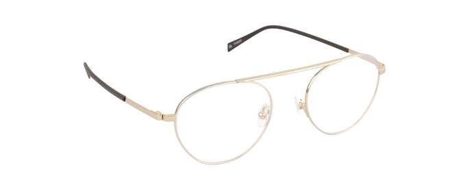 nine eyewear 2330 Brillestel (Form: Panto - Farve: Guld)
