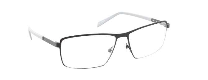 nine eyewear 2267 Brillestel (Form: Firkantet - Farve: Sort)