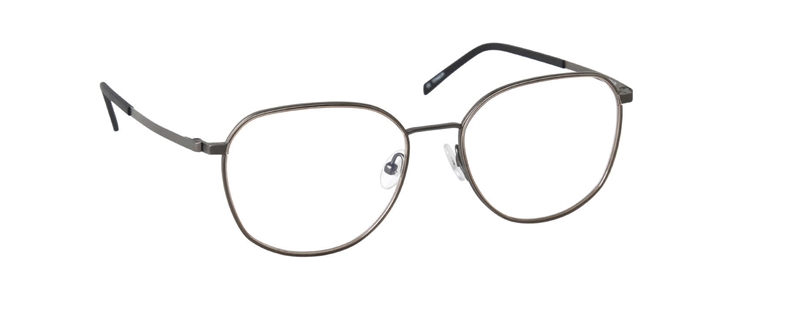 nine eyewear 2917 Brillestel (Form: Panto - Farve: Sølv)