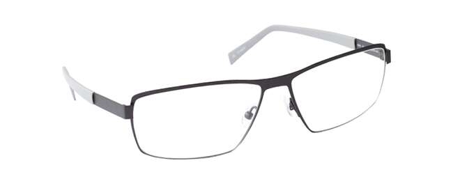 nine eyewear 2239 Brillestel (Form: Firkantet - Farve: Sort)