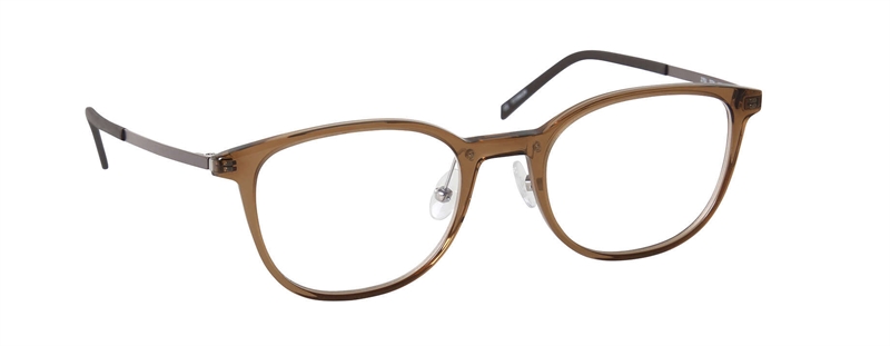 nine eyewear 2751 Brillestel (Form: Firkantet - Farve: Brun)
