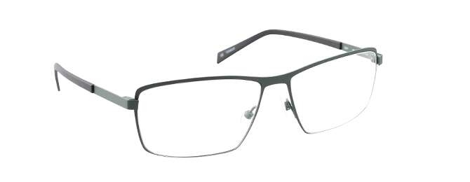 nine eyewear 2267 Brillestel (Form: Firkantet - Farve: Grøn)