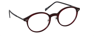 nine eyewear 2713 Brillestel (Form: Rund - Farve: Rød)