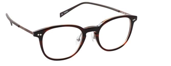 nine eyewear 2716 Brillestel (Form: Panto - Farve: Brun)
