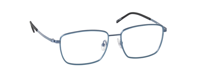 nine eyewear 2919 Brillestel (Form: Firkantet - Farve: Blå)