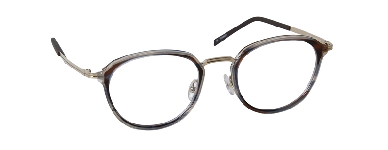 nine eyewear 2933 Brillestel (Form: Panto - Farve: Brun)