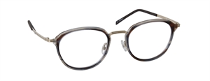 nine eyewear 2933 Brillestel (Form: Panto - Farve: Brun)