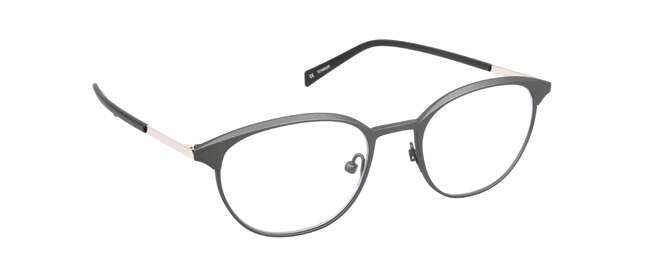 nine eyewear 2562 Brillestel (Form: Panto - Farve: Sort)
