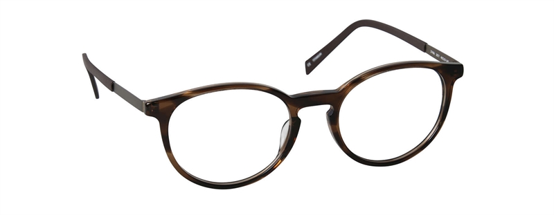 nine eyewear 2748A Brillestel (Form: Panto - Farve: Havana)