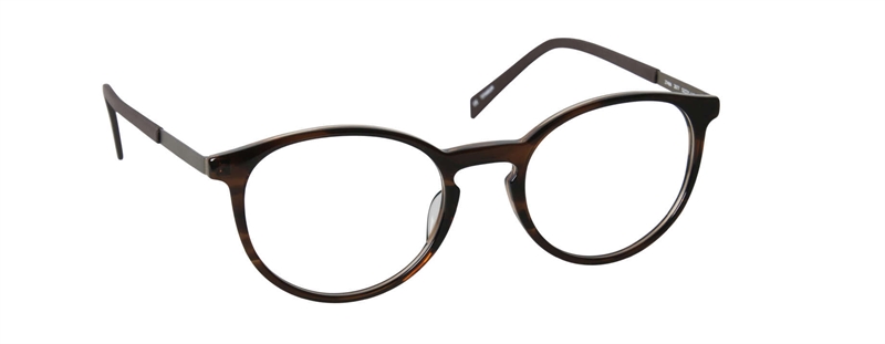 nine eyewear 2748A Brillestel (Form: Panto - Farve: Havana)