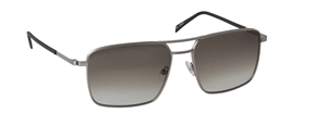 nine eyewear 2368S Solbrille (Form: Firkantet - Farve: Sølv)