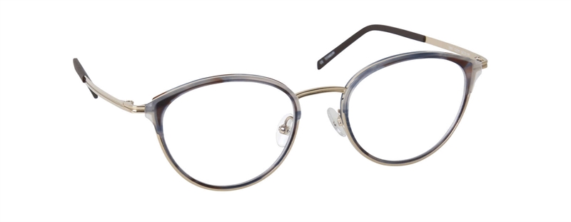 nine eyewear 2935 Brillestel (Form: Panto - Farve: Guld)