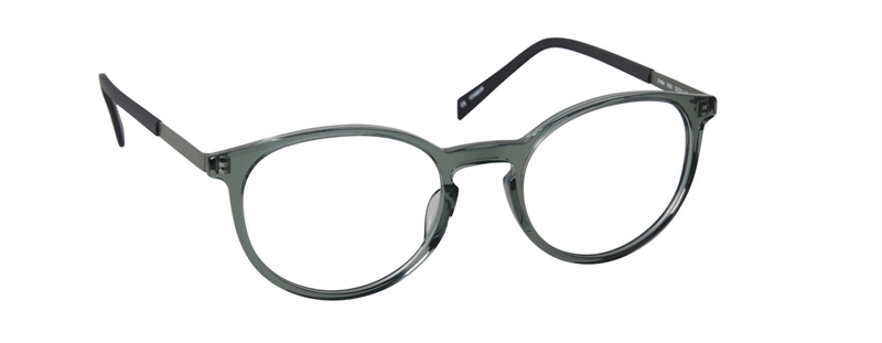 nine eyewear 2748A Brillestel (Form: Panto - Farve: Grøn)