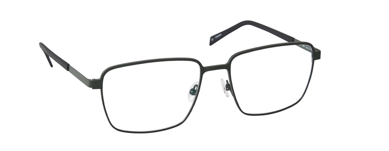 nine eyewear 2577 Brillestel (Form: Firkantet - Farve: Grøn)