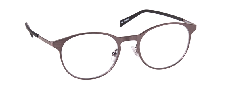 nine eyewear 2548 Brillestel (Form: Panto - Farve: Rød)