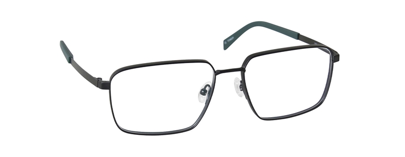 nine eyewear 2367 Brillestel (Form: Firkantet - Farve: Sort)