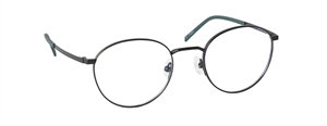 nine eyewear 2351 Brillestel (Form: Rund - Farve: Sort)