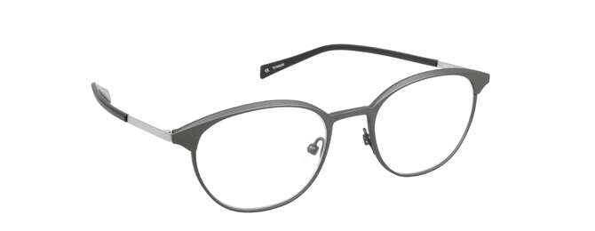 nine eyewear 2562 Brillestel (Form: Panto - Farve: Sort)