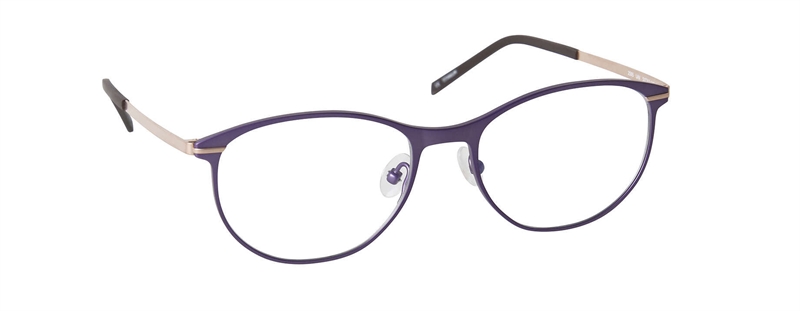 nine eyewear 2585 Brillestel (Form: Panto - Farve: Blå)