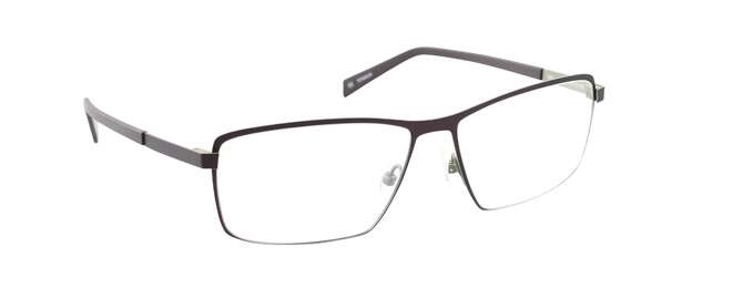 nine eyewear 2267 Brillestel (Form: Firkantet - Farve: Brun)