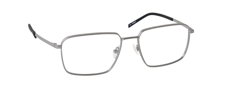 nine eyewear 2366 Brillestel (Form: Firkantet - Farve: Sølv)