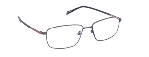 nine eyewear 2379 Brillestel (Form: Firkantet - Farve: Sort)