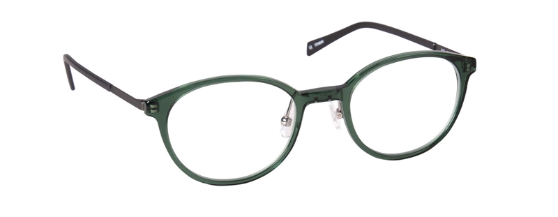 nine eyewear 2733 Brillestel (Form: Panto - Farve: Grøn)