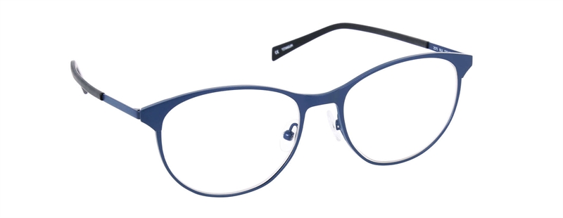 nine eyewear 2575 Brillestel (Form: Panto - Farve: Blå)